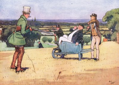 No permitiré que esta carretilla se mueva un paso más, a menos que Winkle lleve su arma de manera diferente de Cecil Charles Windsor Aldin